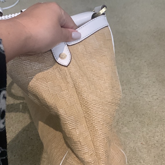 Cole Haan Genevieve Weave Large Triangle Tote - Picture 6 of 11